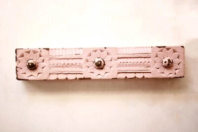 Antiguo dintel de viga de madera arquitectura india mandala talla arte decoración Foto 1 de 4