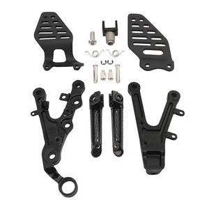 Front Driver Foot Pegs Brackets Set Fit For Yamaha YZF R6 2006-2016 - Picture 1 of 10