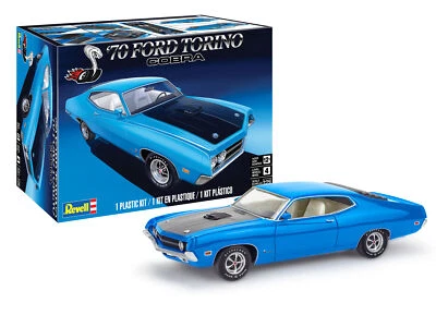 1970 Ford Torino Cobra 1:25 Plastic Model Kit MONOGRAM - Immagine 1 di 4