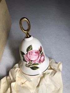 Queen Elizabeth🌹Rose Bell 🔔 Made England *Fine Bone China* Classy Service Bell - Picture 1 of 9