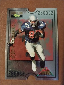 1995 Ben Coates Pro Line Pro Bowl tarjeta troquelada #pb18 ne New England Patriots - Imagen 1 de 2