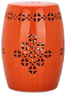 Safavieh QUATREFOIL GARDEN STOOL, Reduced Price 2172745886 ACS4535D - Picture 1 of 5