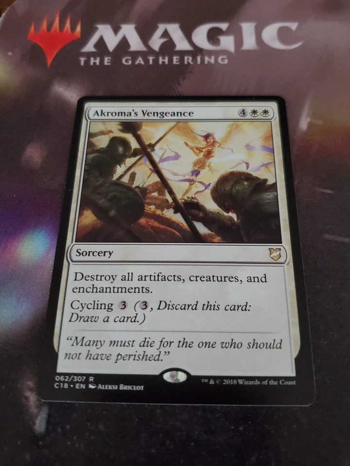 Mtg. Akroma's Vengeance. Commander 2018. Lp - Image 1 of 1