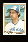 1978 Topps #667 Jeff Byrd Toronto Blue Jays Set Break