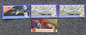 Star Wars Trading Cards - Chrome Hologram & 1 Laser Special Edition - x4 MINT - Picture 1 of 2