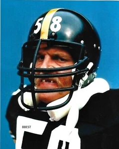 JACK LAMBERT PITTSBURGH STEELERS H.O.FER DRACULA 1978 COLOR 8X10 PHOTO - Picture 1 of 1