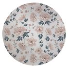 COLETTE PINK FLOWER ON WHITE Area Rug by Kavka Designs N/A 5' Round