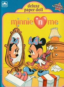 VINTAGE c1990 Minnie 'n Me Paper Doll Set, NOS, MINT 10"x13" - Picture 1 of 2