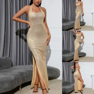 Mesmerizing Sequins Wedding Evening Gown Women's Formal Cocktail Dress