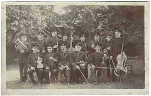 Orquesta Militar, Príncipe de Gales (Yorkshire)?, foto postal, desconocida - Imagen 1 de 1