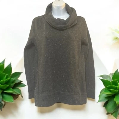 Camisa feminina Lou & cinza pequena cinza especificação gola capuz moletom manga longa - Imagem 1 de 4