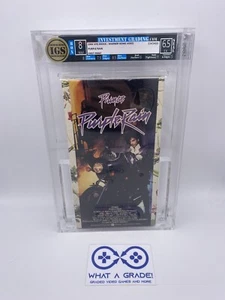 Purple Rain VHS 💎 1st Print 💎 IGS 8 / 6.5 Warner Home Media Sealed VHS - Picture 1 of 12