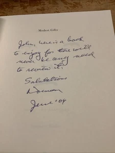 Bescheidene Geschenke beschriftet von Norman Mailer an John Updike - Bild 1 von 5