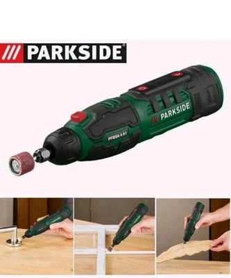Parkside 4V Cordless Rotary  Tool   4v With Accessories & USB-C Charging Cable - Image 1 of 4