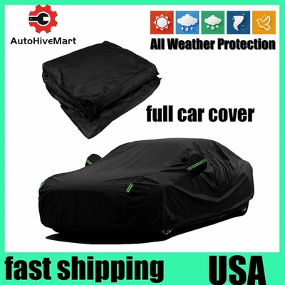 For Porsche Panamera Full Car Cover Outdoor Dust Sun UV All Weather Protection Foto 1 de 4