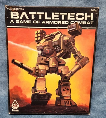 Battletech: A Game of Armored Combat, Second Edition, 1604, FASA 1985 UNPUNCHED - Image 1 of 4