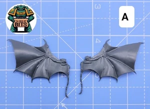 Warhammer 40K Drukhari Dark Eldar Scourges Wings A - Picture 1 of 2