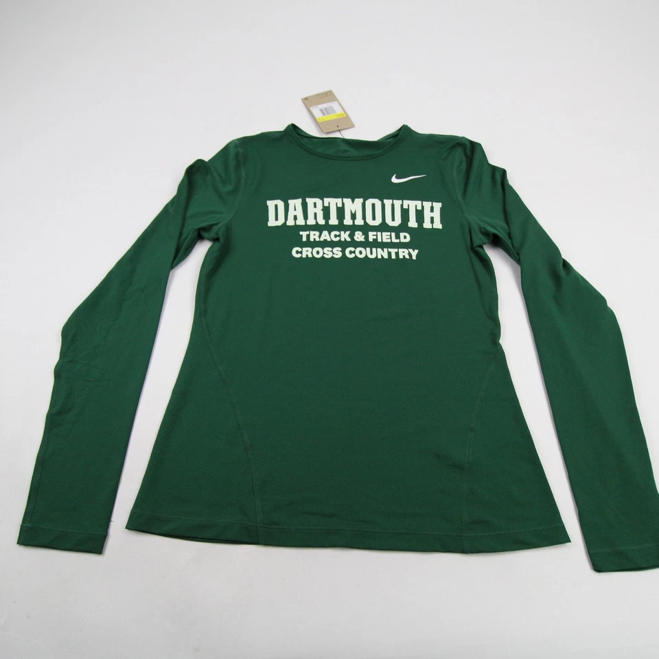 Dartmouth Big Green Nike Pro Long Sleeve Shirt Women's Green New - Image 1 of 1