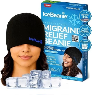IceBeanie Migraine Relief Cap NEW IN BOX - Image 1 of 4