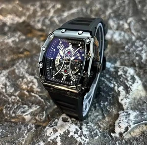 Orologio Richard Fashion Style Rapper Mille Black - Foto 1 di 3