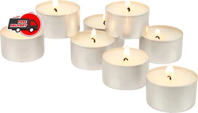 Stonebriar Paquete de 200 Velas de Luz de Té Tiempo Sin Perfume, 8 Horas de Quemado Extendido. Foto 1 de 4