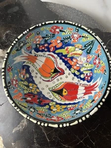 Empty Ceramic Pocket Kutahya Hand Made XX Century Very Good Condition Original Subject - Picture 1 of 5
