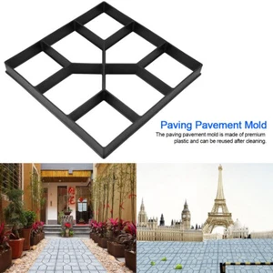 Paving Pavement Concrete Mould Stepping Stone Mold Garden Lawn Path Paver Walk - Picture 1 of 7