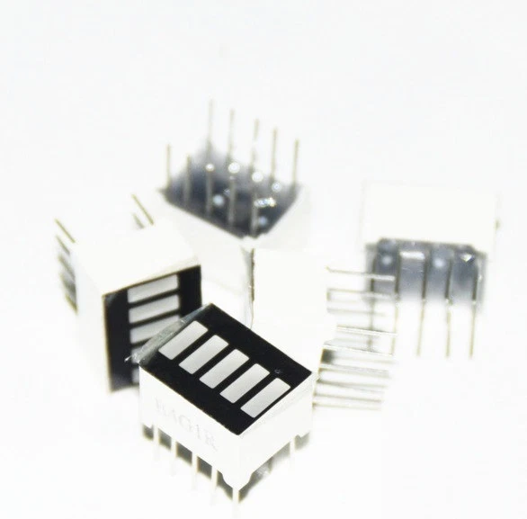 10pcs  LED Red Bargraph 5 Segment LED Display 5 LED Bar Display   t9 - Image 1 of 1
