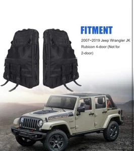 Storage Bag Cage Cargo For Jeep Wrangler JK Saddle Bag Multi-Pocket Organizers - Picture 1 of 8