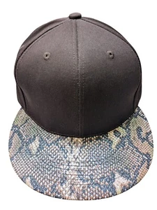 GORRA SNAPBACK PIEL DE SERPIENTE LISA (MARRÓN) ALGODÓN - Imagen 1 de 3