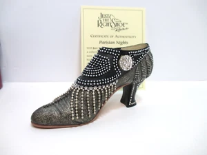 Just the Right Shoe Raine "Parisian Nights" Miniature Shoe Figurine#25127 W/COA - Picture 1 of 5
