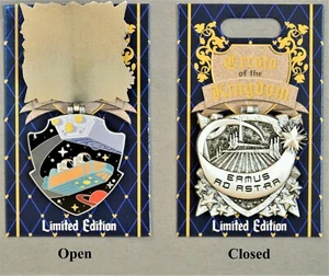 Space Mountain Crests of the Kingdom Eamus Ad Astra LE 2000 Disney Pin 134388 - Picture 1 of 4