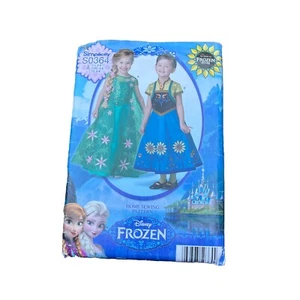 Child's frozen costume Simplicity Sewing Pattern S0364 3-8 Years Disney Anna - Picture 1 of 8