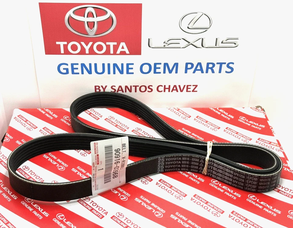 Toyota Oem-serpentine Drive Fan Belt 9091602668