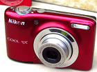 Nikon COOLPIX L25 10,0 MP Czerwony aparat cyfrowy