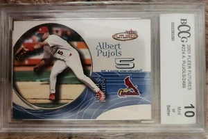 2001 Fleer Futures #224 A. Pujols/2499 Mint 10 #1085/2499 - Picture 1 of 2