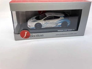 2011 JC240 J Collection 1:43 Nissan Leaf Nismo RC White/Blue - Picture 1 of 1