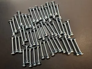 50* M8 70mm Carriage Coach Bolts Cup Square Screws + Shear Nut Stainless Steel - Picture 1 of 13