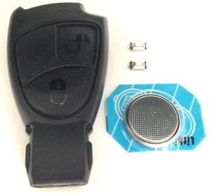 For MERCEDES BENZ 2 BUTTON C E B S CLASS ML CLK SLK AMG REMOTE KEY FOB REPAIR - Picture 1 of 2