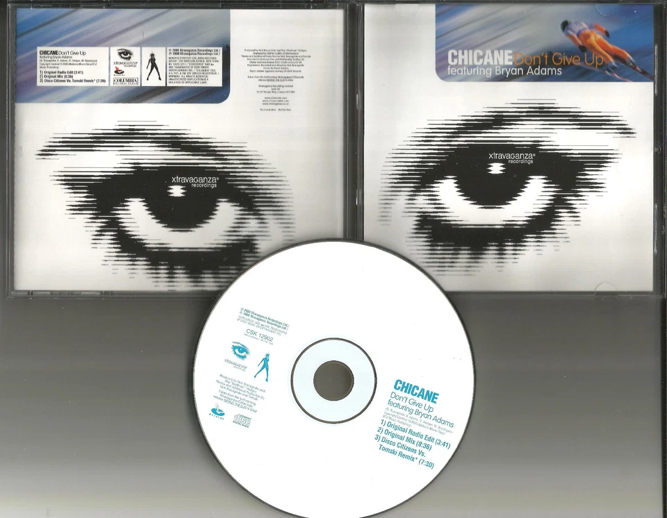 BRYAN ADAMS w/ CHICANE Don’t Give up 3TRX RARE REMIX & EDIT PROMO CD Single USA — 第 1/1 张图片