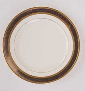 Rosenthal MONACO Continental 7 .5 Salad Plate Platinum Gold Trim GERMANY 7 Avail - Picture 1 of 5