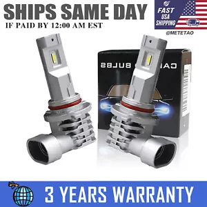 9006 HB4 LED Headlight Bulbs Kit Low Beam Fog Lights 360000LM 6500K White - Picture 1 of 16