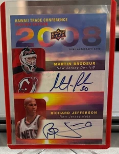 MARTIN BRODEUR / RICHARD JEFFERSON 2008 Hawaii Trade Conference Phoenix Edition - Picture 1 of 1