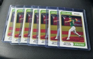2023 Topps Heritage High Number Mason Miller Rookie 34 Card Lot - Picture 1 of 5