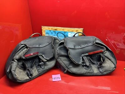 Harley 可转换鞍袋 Dyna FXDS-CON 皮革帆布原始设备制造商包 1995 1994 — 第 1/4 张图片