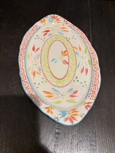 Temp-tations By  Tara Old World Springefetti Oval Platter - Picture 1 of 3