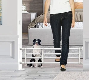 Zenith Short Pet Gate 7.5”tall Expandable Pressure Mounting Baby gate - Picture 1 of 3