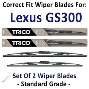 Paquete de 2 escobillas limpiaparabrisas estándar - aptas para Lexus GS300 2006 - 30240/190 - Imagen 1 de 1