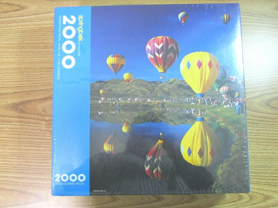 Springbok 2000 Puzzle Hot Air Balloons Hallmark Cards Inc PZL9408
