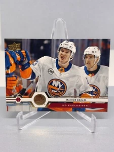 19-20 Mathew Barzal SP/100 #91 New York Islanders UD Exclusivos - Imagen 1 de 2